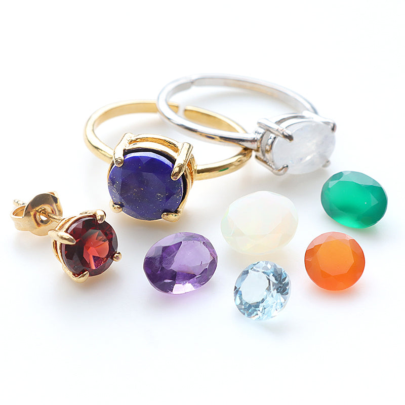 Natural Stone Ruth Round African Amethyst