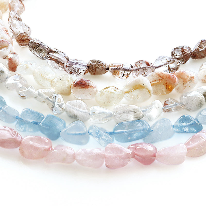Natural stone tumble aquamarine (natural)