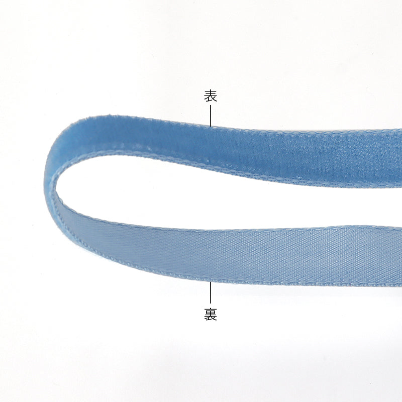 スイスベルベットリボン こげ茶