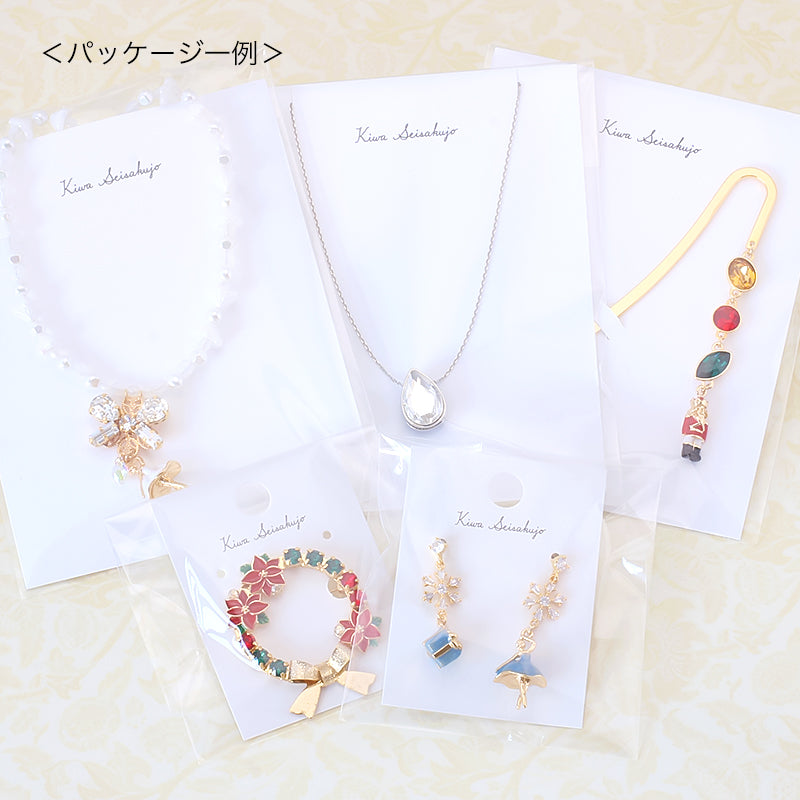 【完成品】貴和クリスタル #4120のネックレス