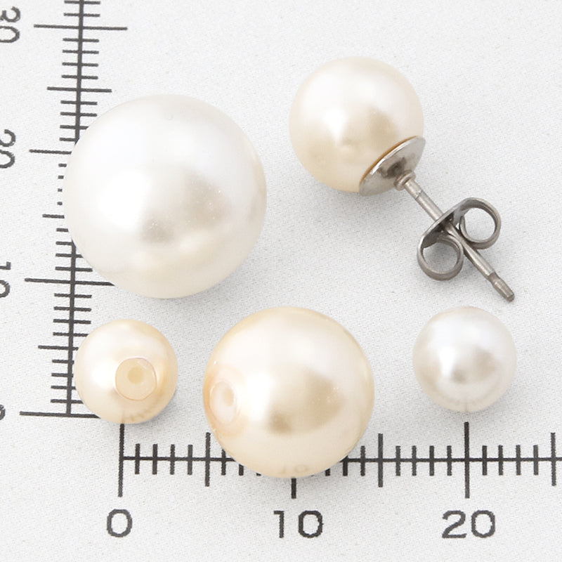 プレシオサパール MAXIMA 片穴 ホワイト