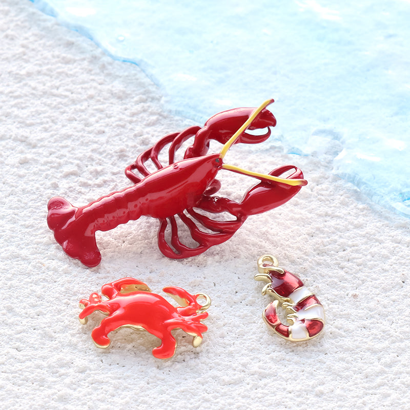 Spanish Charm Crab Coral Red/MG