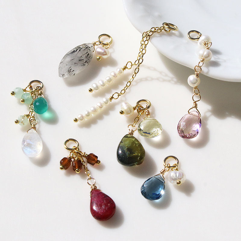 Freshwater Pearl Glasses Custom Parts Chain 1 series White
