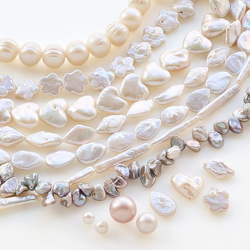 Freshwater pearl stick (fine) white