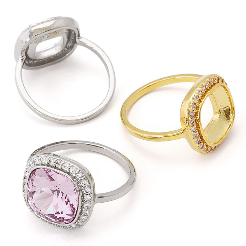 Ring stand cubic zirconiaBezel