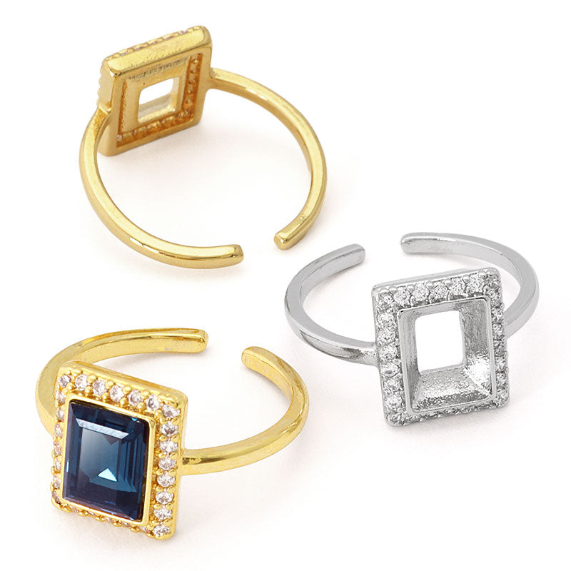 Ring stand cubic zirconiaBezel