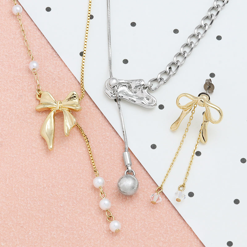 Part ribbon No.2 gold with slide ball