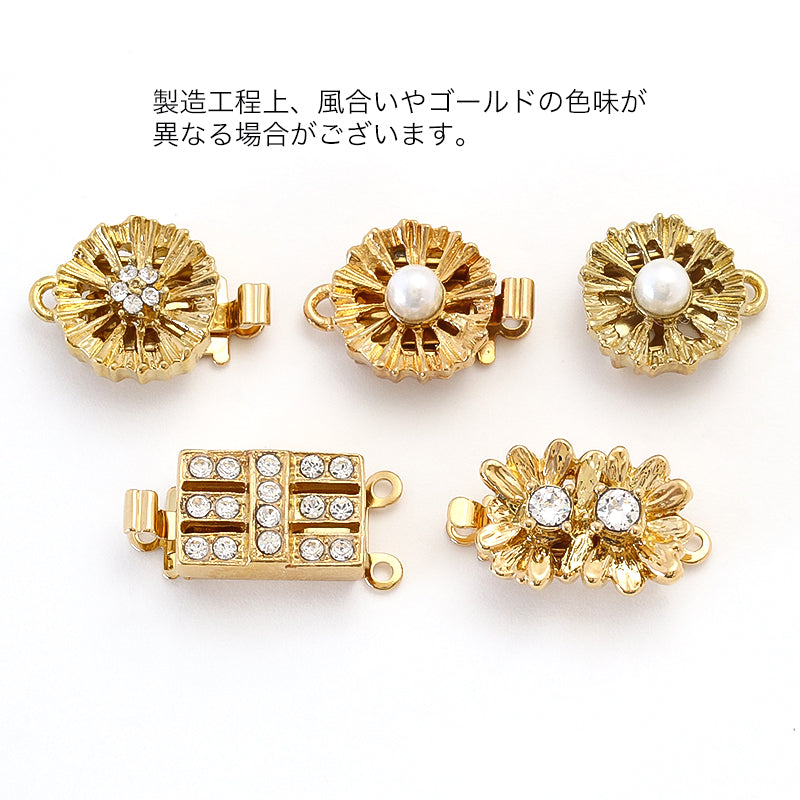 ドイツ製クラスプ スパークル 1連 ゴールド