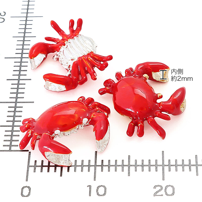 Charm Crab Red/G