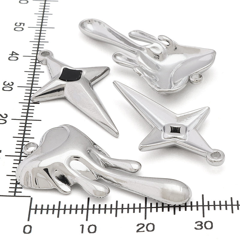 Stainless Steel Charm Sparkle 1 Fabric