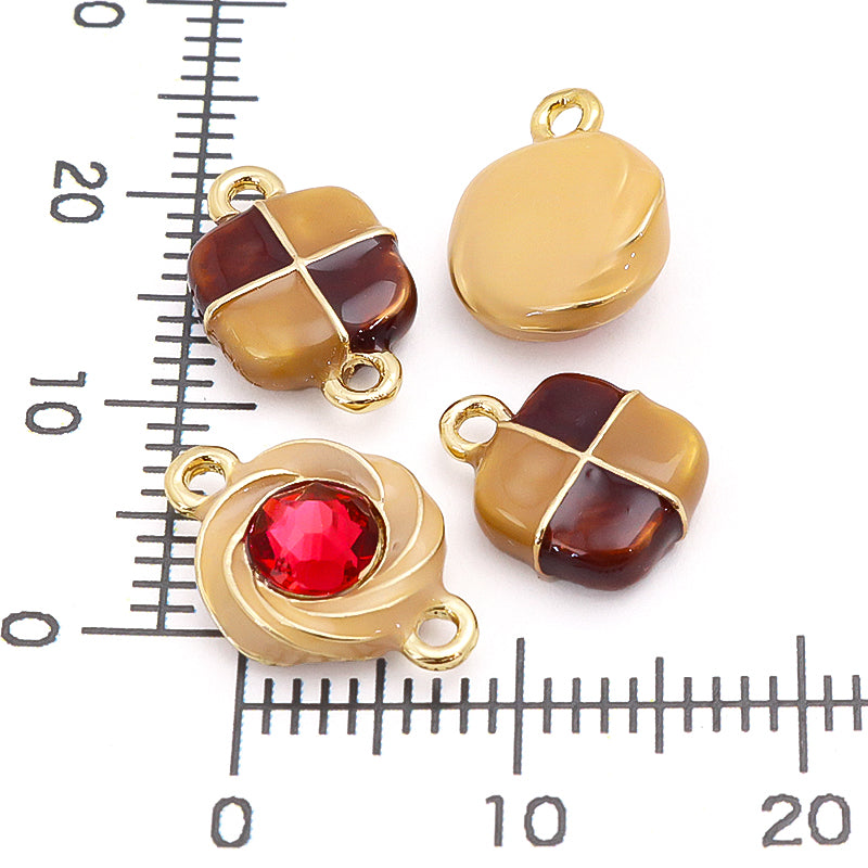 チャーム ジャムクッキー 1カン スカーレット・ブラウン/G