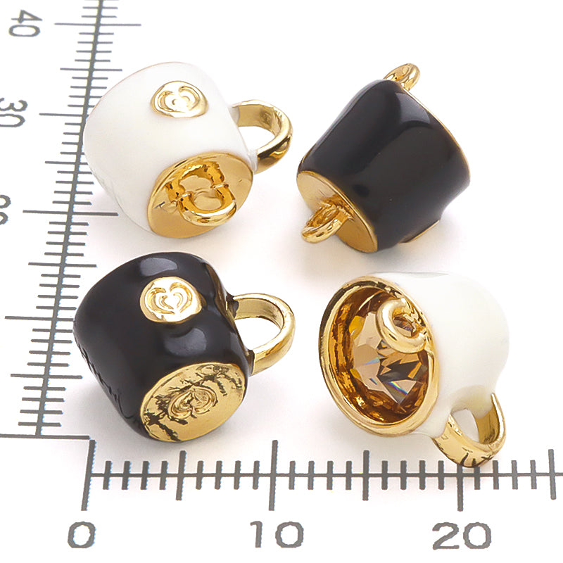 チャーム マグカップ 1カン Lt.コロラドトパーズ・ホワイト/G