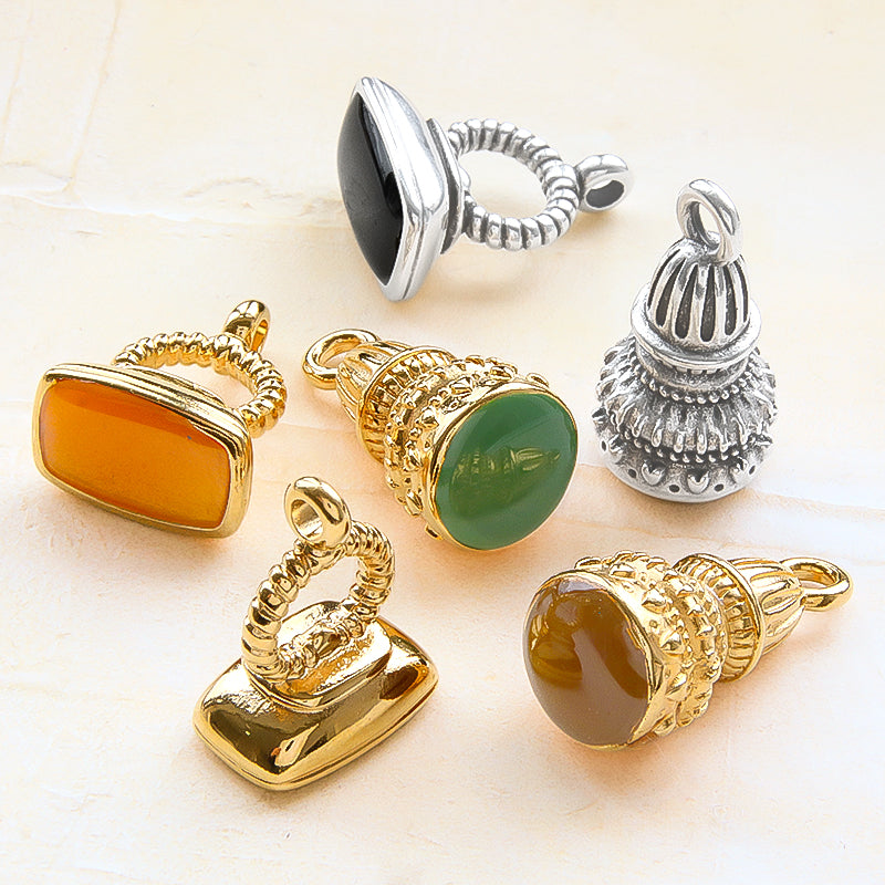 ギリシャパーツ  レクタングルスタンパー ブラック/銀古美