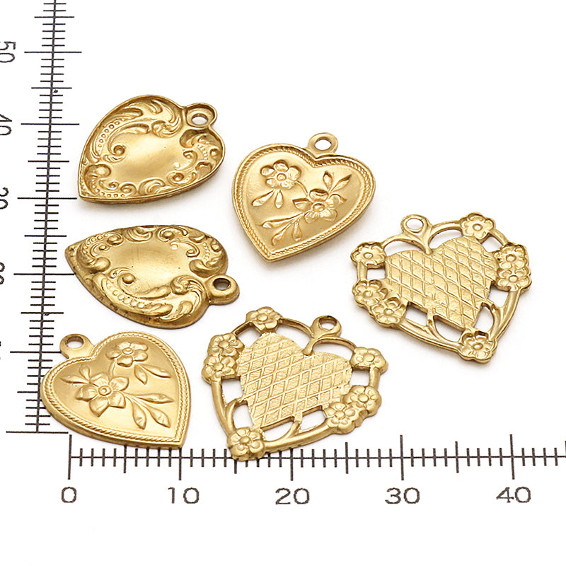 アメリカ チャーム ハート1 生地