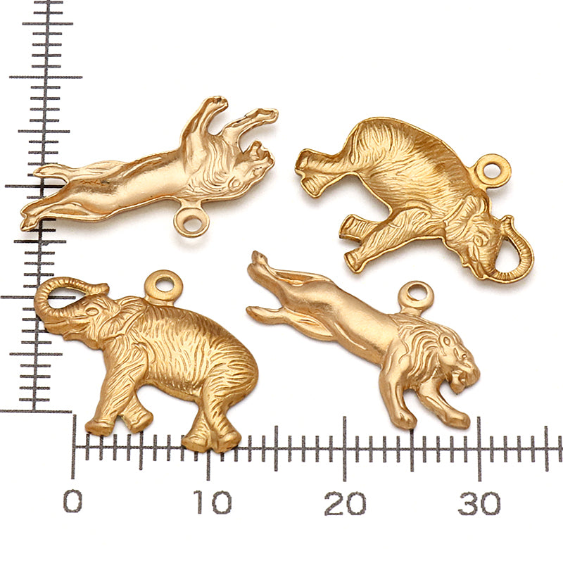 アメリカ チャーム ライオン 生地