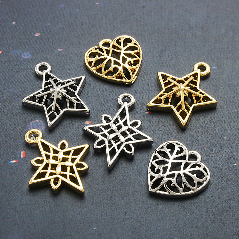 チャーム スカシスパークル ロジウムカラー