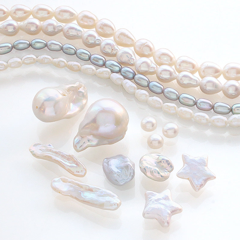 淡水パール ライス ライトグレー