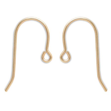 Large U-shaped earrings K14GF