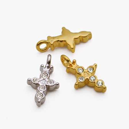 Domestic cast charm cross 1 logum color