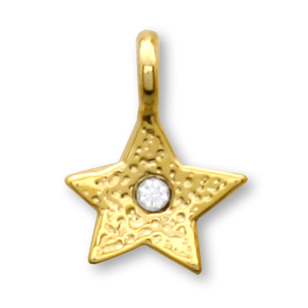 Domestic cast charm 1 star gold