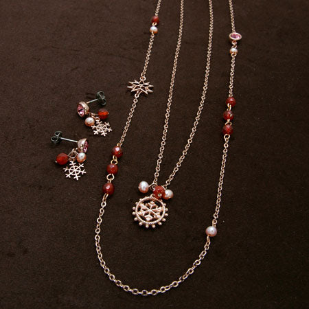 Domestic Cast Charm Snow No. 3 Pink Gold