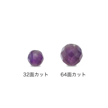 天然石 ラウンドカット アメジスト(天然)