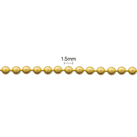 Chain necklace B.C 1.5mm pink gold
