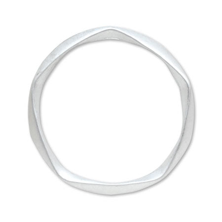 Metalling part pentagon, Matt Silver.