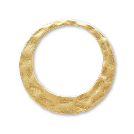Metal ring parts round No.3 matte gold