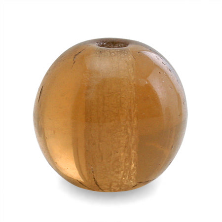 Czech round smoked topaz