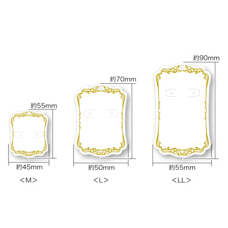 ピアスイヤリング専用台紙 White