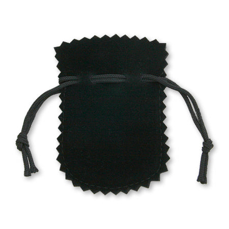 アクセサリー巾着 黒