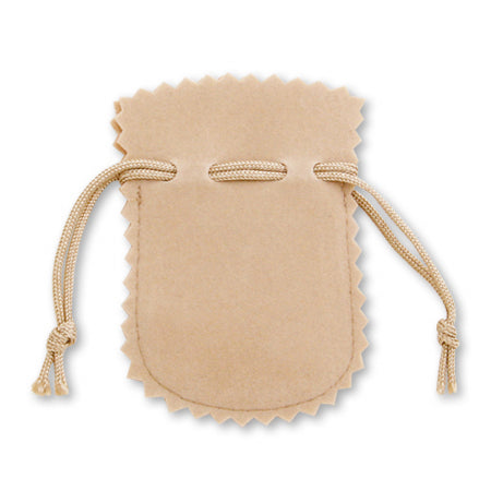 Accessory drawstring bag beige