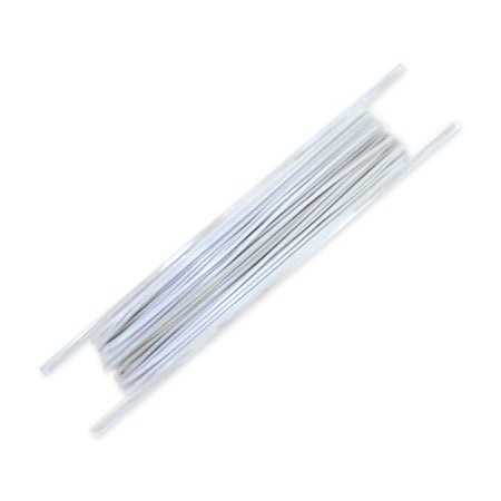 Nylon coated wire white