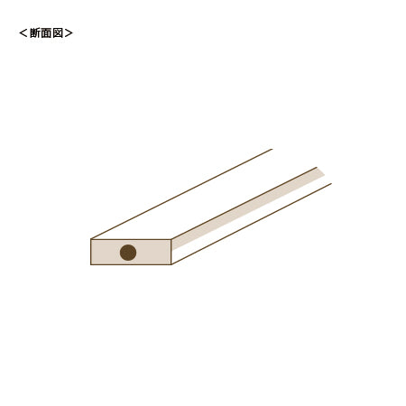 国産本革芯入 No.19(濃赤)