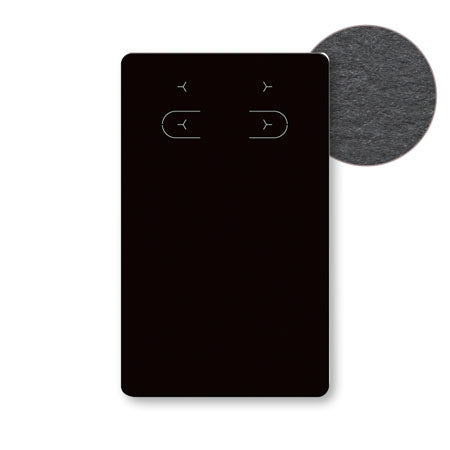 ピアスイヤリング専用台紙 名刺サイズ ブラック