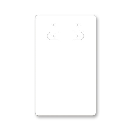 ピアスイヤリング専用台紙 名刺サイズ ホワイト