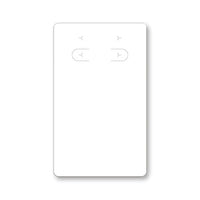 ピアスイヤリング専用台紙 名刺サイズ ホワイト