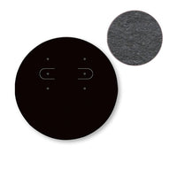 ピアスイヤリング専用台紙 丸型 Black