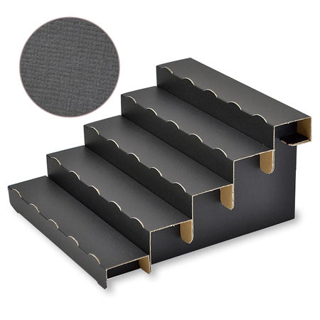 組立式5段飾り棚 Black