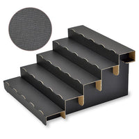 組立式5段飾り棚 Black