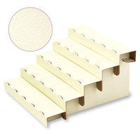 組立式5段飾り棚 White