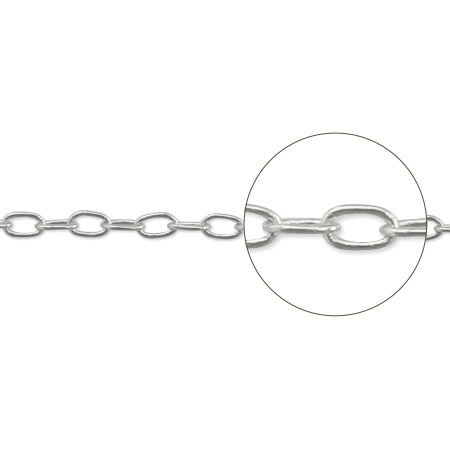 チェーン K-101 ロジウムカラー