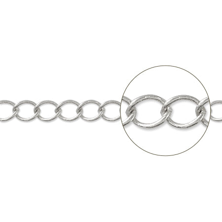 チェーン K-107 ロジウムカラー