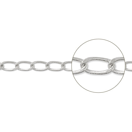 Chain K-108 Rhodium color