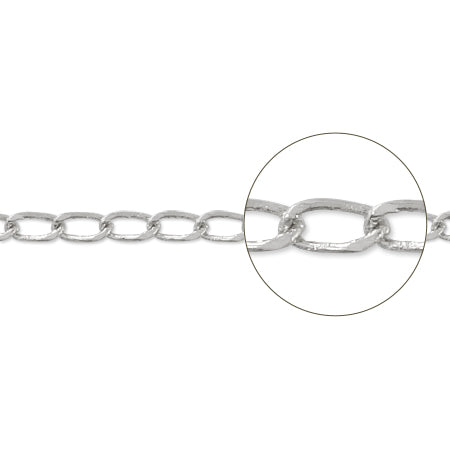 Chain K-191 Rhodium color