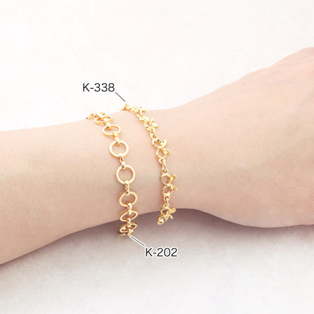 Chain K-202 Rhodium color