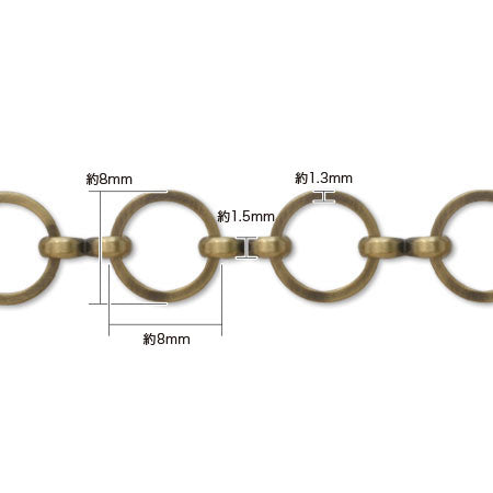 Chain K-202 Rhodium color