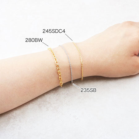 Chain 280BW Matte Gold
