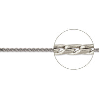 Chain 135SRF rhodium color